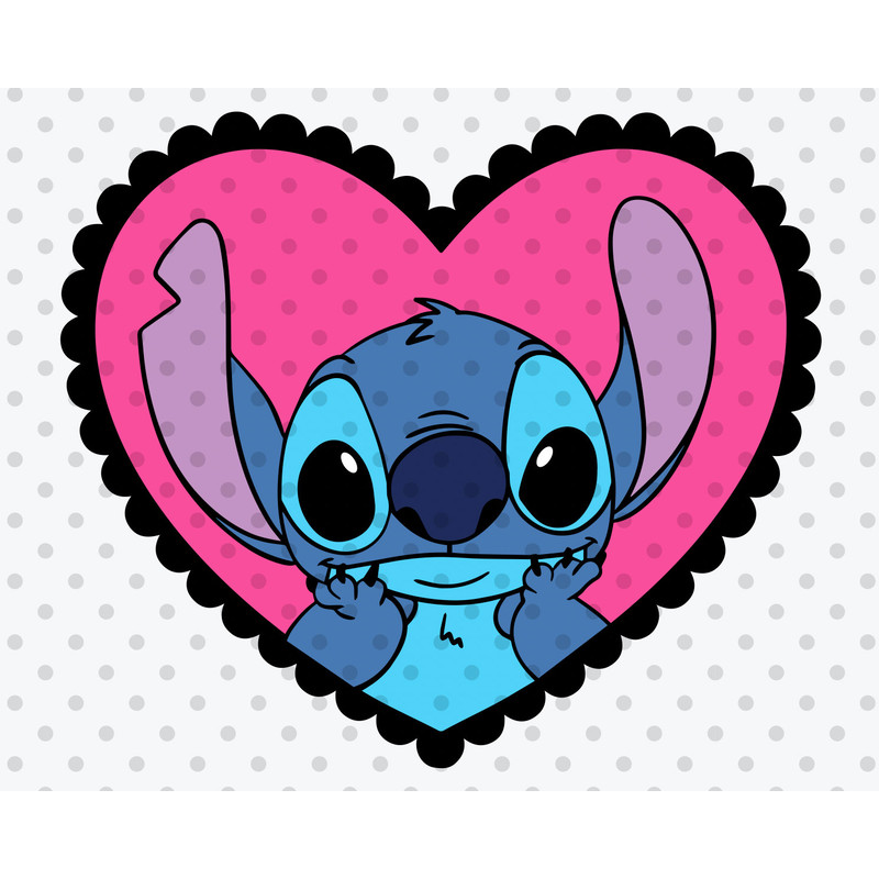 Stitch in Love Svg, stitch valentines day, Valentines day svg, Hearts svg 1.jpg