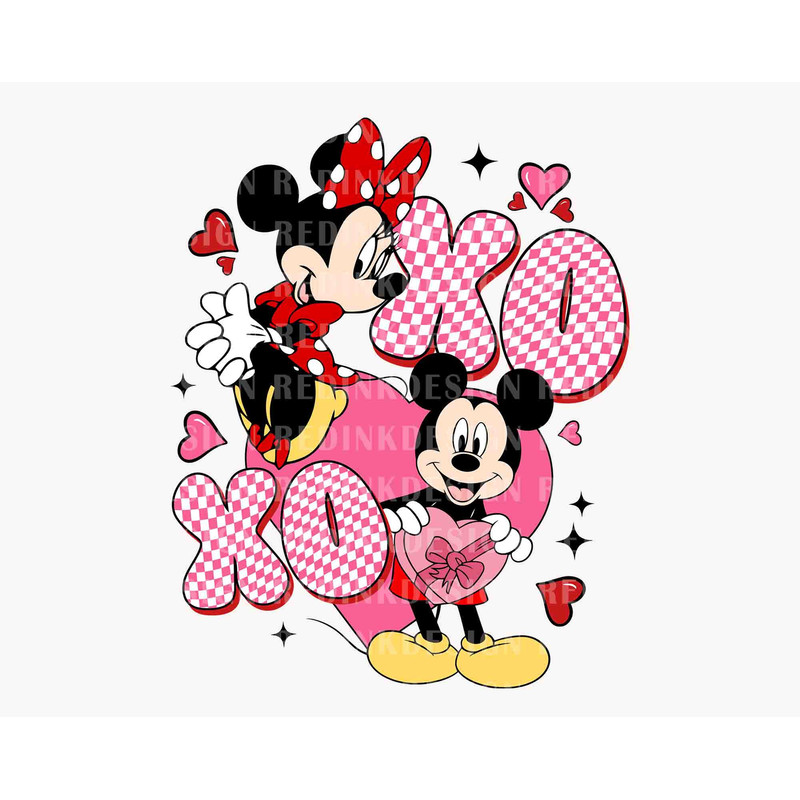 Valentine Mouse Svg, XOXO Love Valentine Svg, Funny Valentine's Day, Valentine's Day, Retro Valentines Svg, Valentines Cupid Lover Svg.jpg