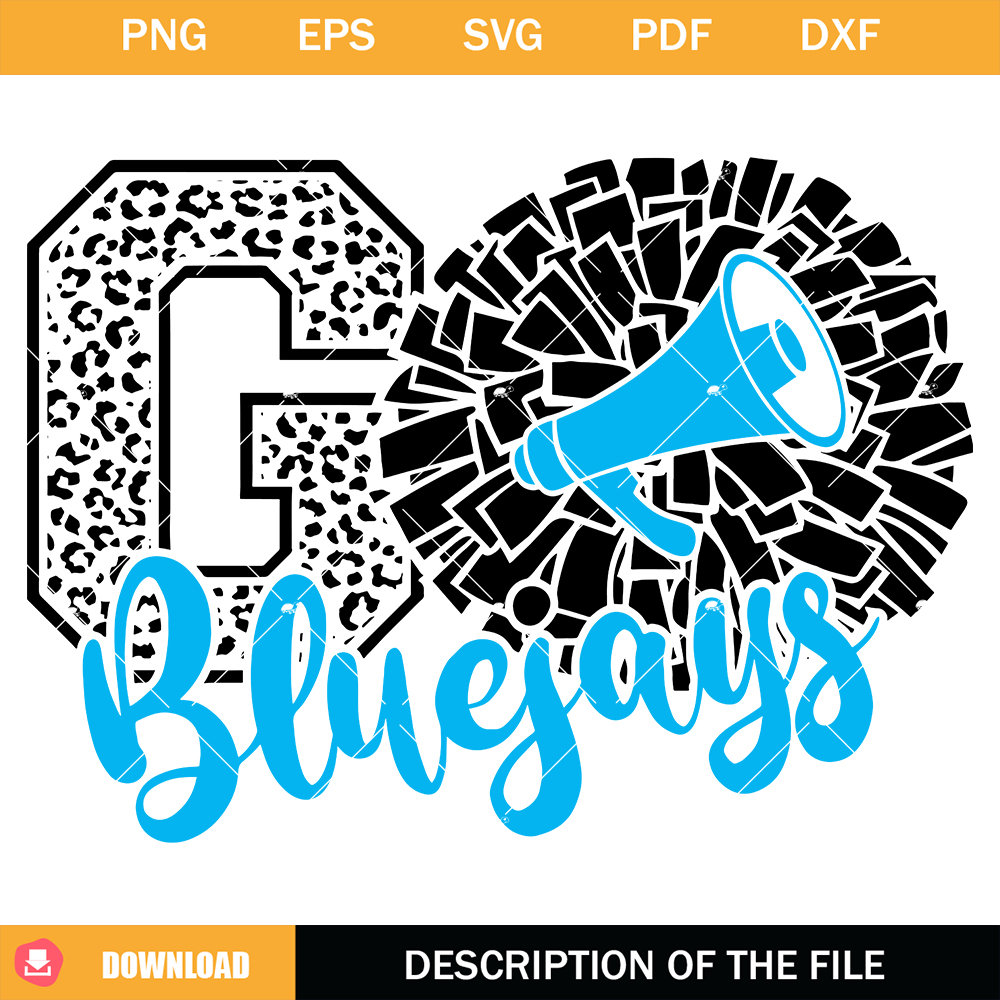 Bluejays Cheer Svg, Cheerleading Bluejays Svg, Go Bluejays.jpg