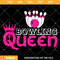 Bowling Ball Queen Svg, Bowling Player Svg, Bowling Girl Svg.jpg