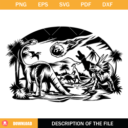 extinction of the dinosaurs svg, dinosaurs svg, cretaceous