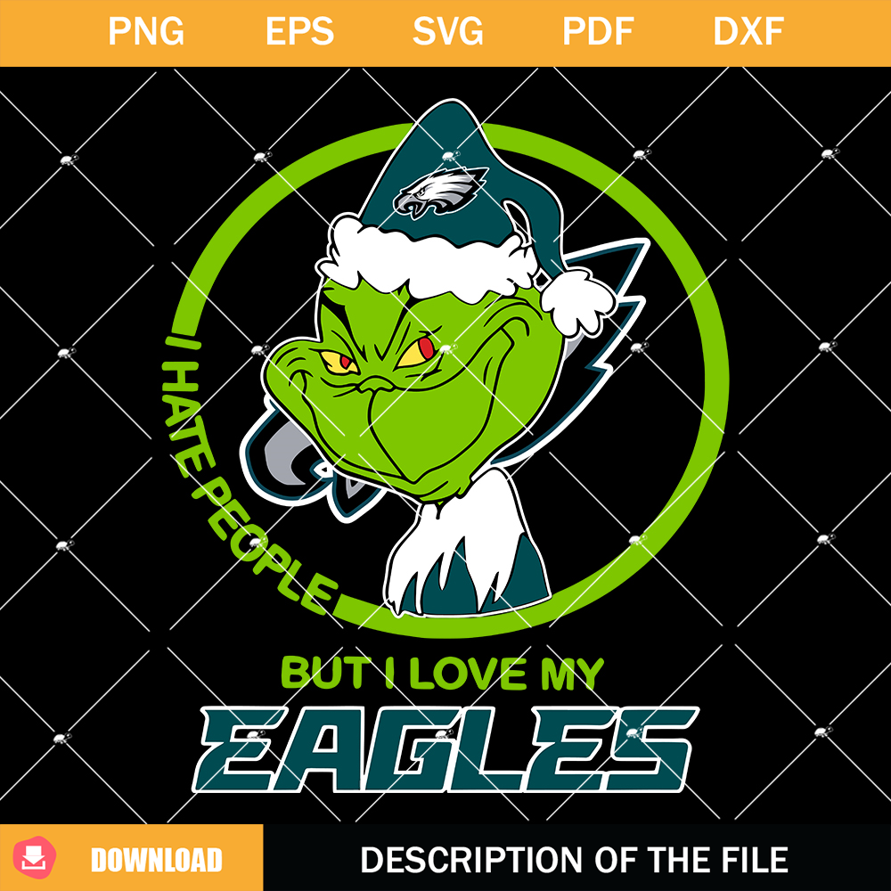I Hate People But I Love My Eagles Svg, Sports Mascot Svg.jpg