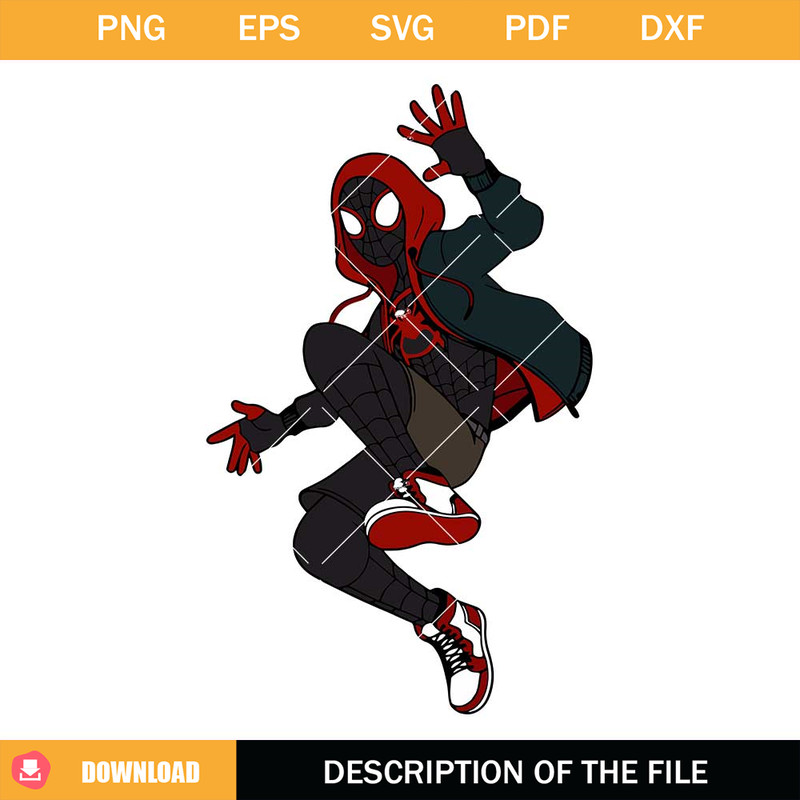 Miles Morales Svg, Across The Spider-Verse Svg, Trending.jpg