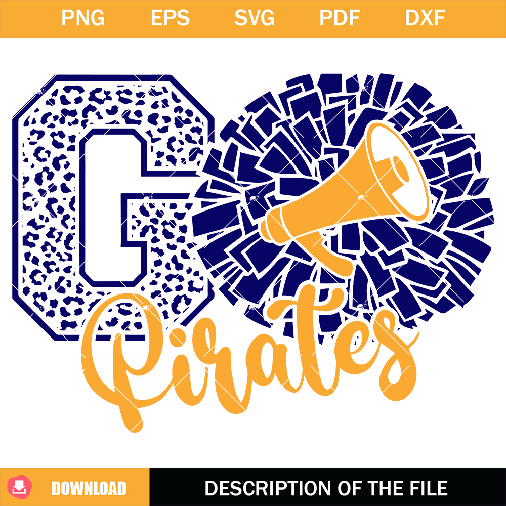 Pirates Cheer Svg, Cheerleading Pirates Svg, Go Pirates Svg.jpg