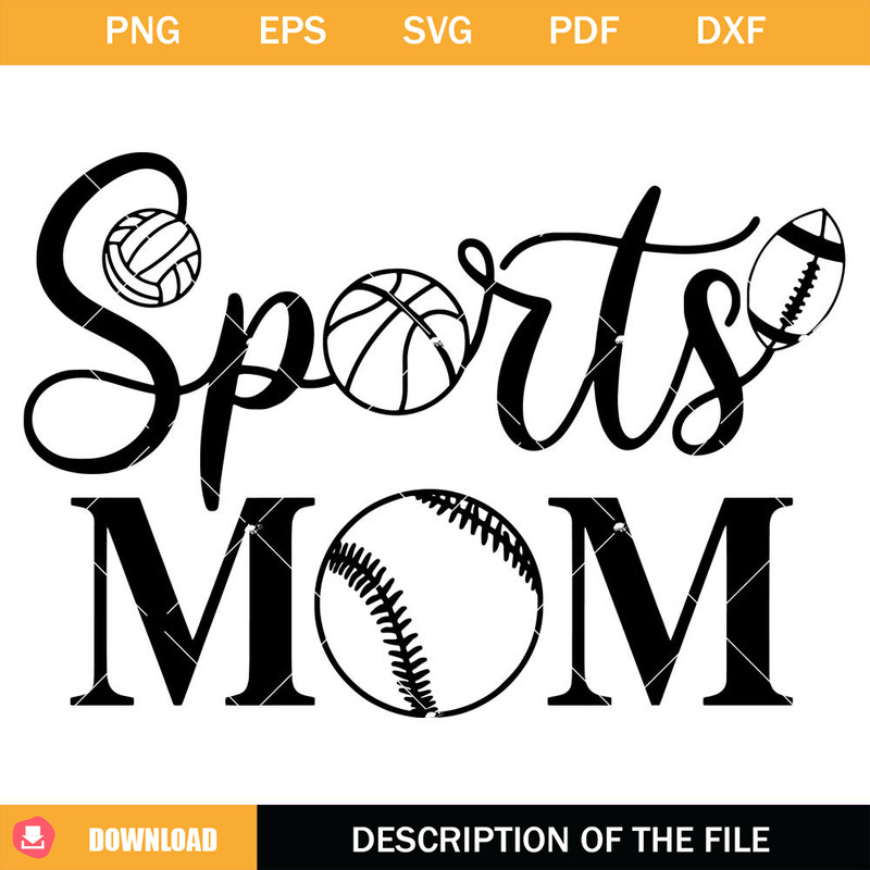 Softball Mom Svg, Sports Mom Svg, Sports Lover Svg.jpg