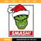 Super Hulk Christmas Svg, Hulk with Santa Hat Svg, Smash Svg.jpg