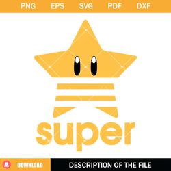 super star svg, mario super star svg, super mario svg