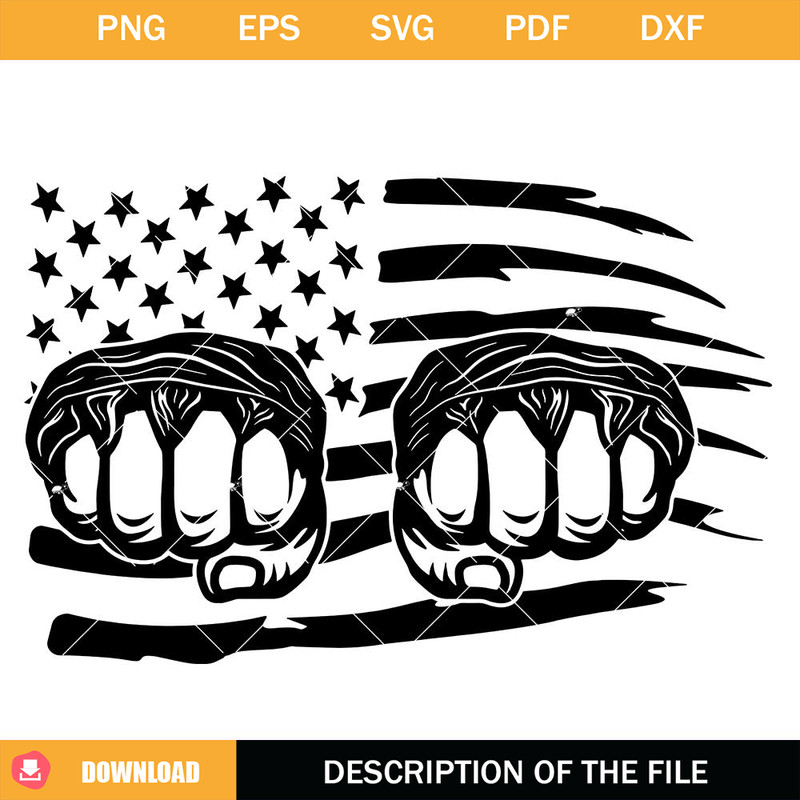USA MMA Fighter Fist Svg, Mixed Martial Arts Svg, MMA Svg.jpg