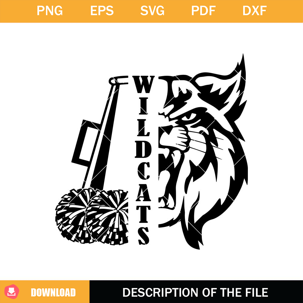 Wildcats Cheer Megaphone Svg, Wildcats Cheer Svg, Wildcats.jpg