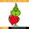 Baby Grinch with Heart Svg, Love Svg, Valentines Day Svg.jpg