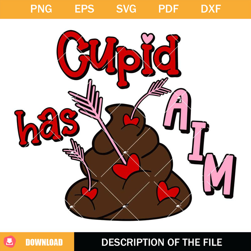 Cupid Has Shit Aim Svg, Toilet Paper Svg, Funny Valentines.jpg