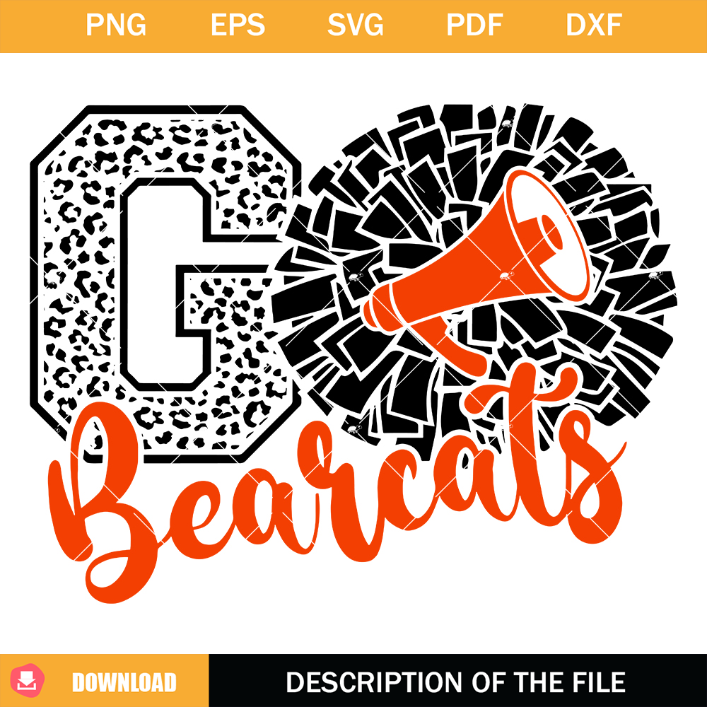 Bearcats Cheer Svg, Cheerleading Bearcats Svg, Go Bearcats.jpg