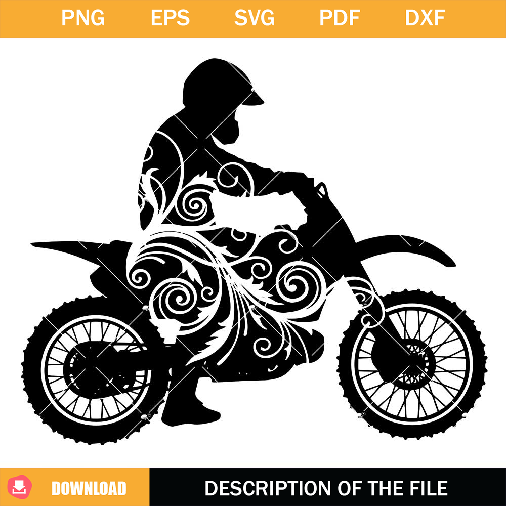 Dirt Biker Floral Svg, Motocross Svg, Dirt Bike Svg, Motor.jpg