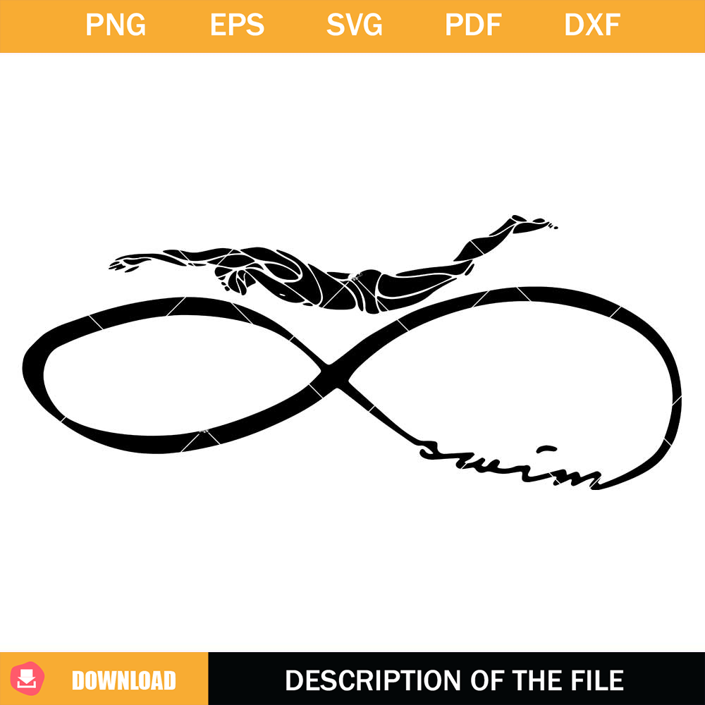 Infinity Swimmer Svg, Athlete Svg, Swimming Svg.jpg