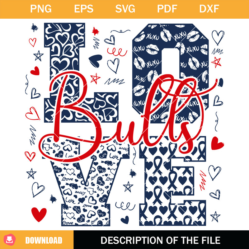 Love Bulls Svg, Bulls Mascot Svg, Team Spirit Svg.jpg