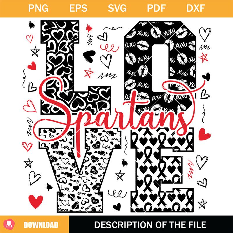 Love Spartans Svg, Spartans Mascot Svg, Team Spirit Svg.jpg