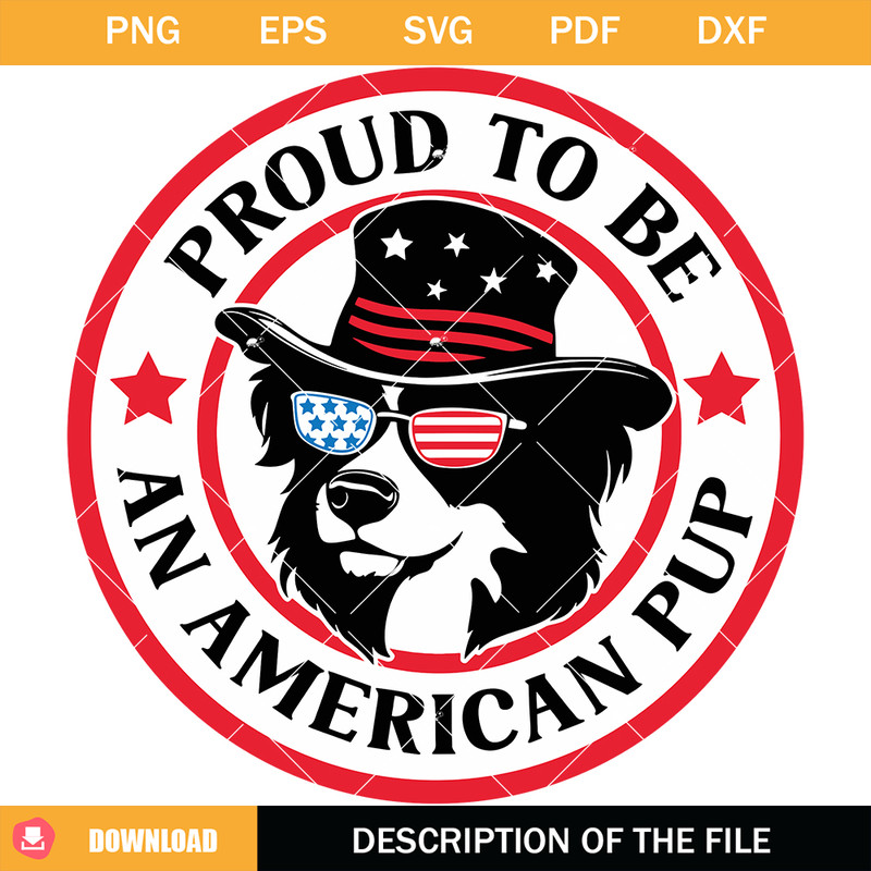 Proud To Be An American Pup Svg, 4th Of July Kids Svg.jpg