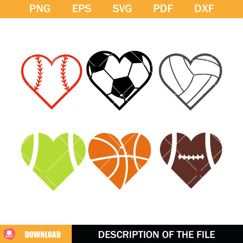 Sport Softball Hearts Bundle Svg, Tennis, Basketball.jpg