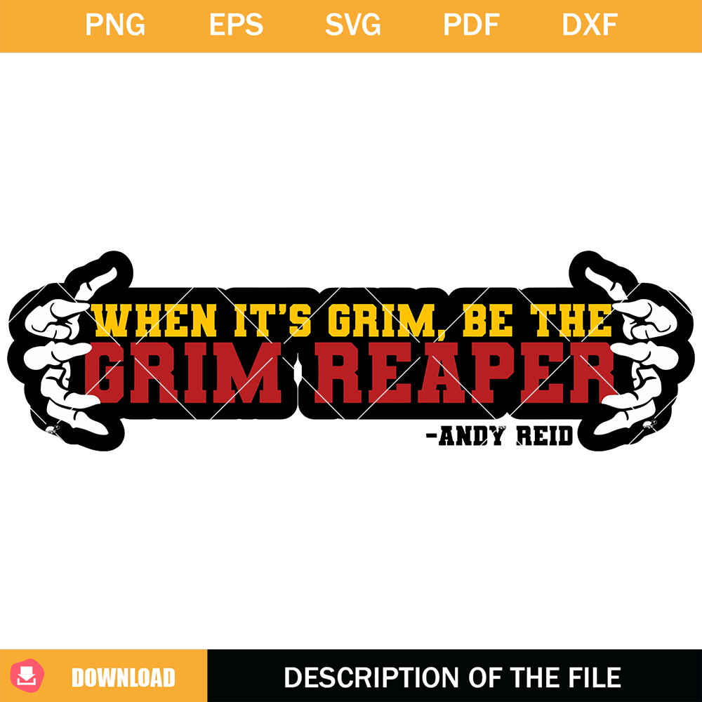 When It's Grim Be The Grim Reaper Svg, Football Svg.jpg