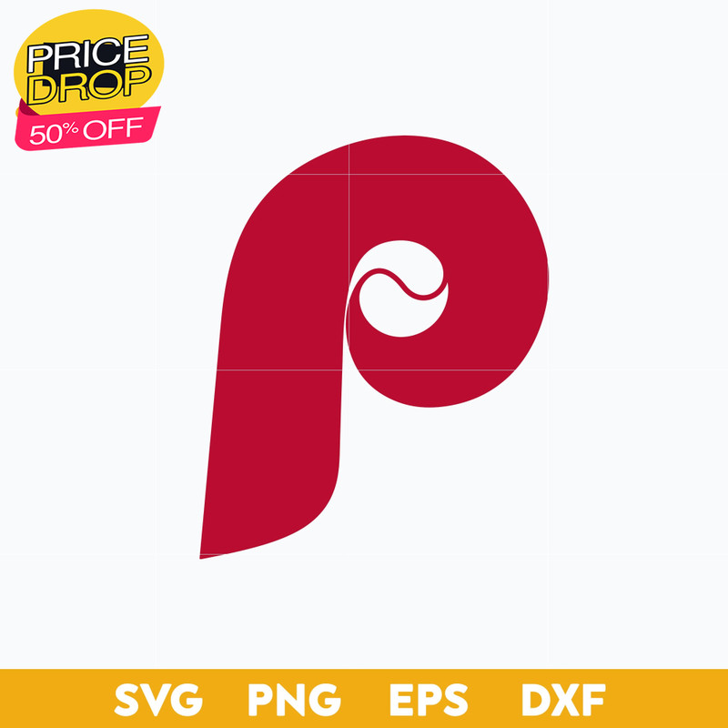 Phillies Logo MLB SVG, MLB SVG, PNG, DXF, EPS Digital File..jpg