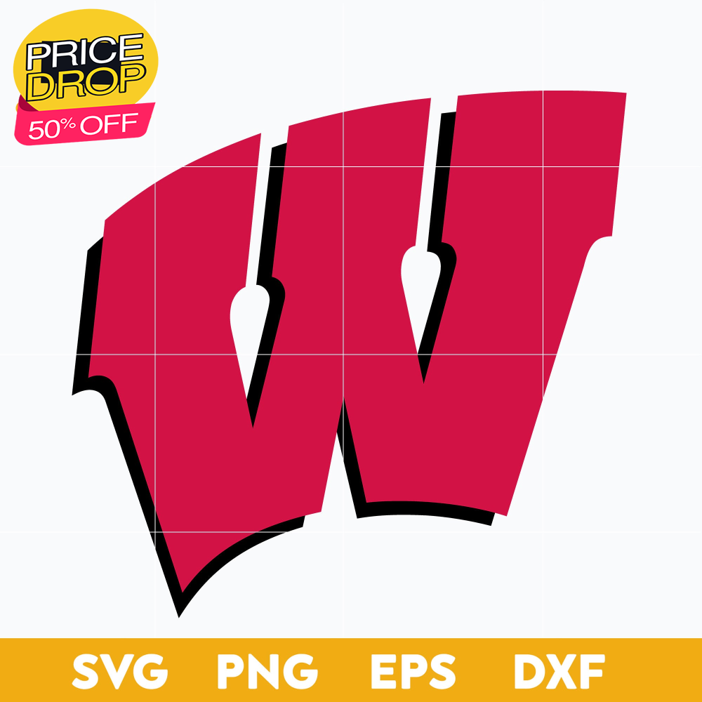 Wisconsin Badgers Svg, Logo Ncaa Sport Svg, Ncaa Svg, Png, Dxf, Eps Download File..jpg