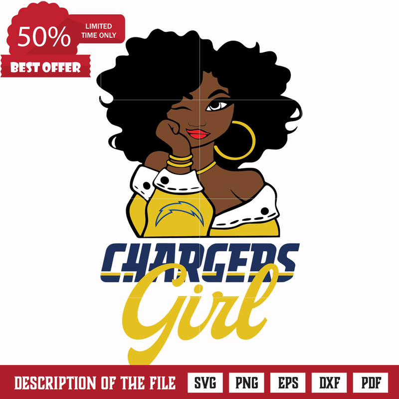 Chargers Girl svg, png, dxf, eps digital file NNFL06070010.jpg