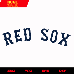 Boston Redsox Text Logo svg, mlb svg, eps, dxf, png, digital file for cut