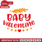 Baby Valentine, Newborn Free Svg File - SVG Heart.png