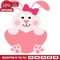 Bunny holding heart Free Svg File - SVG Heart.png