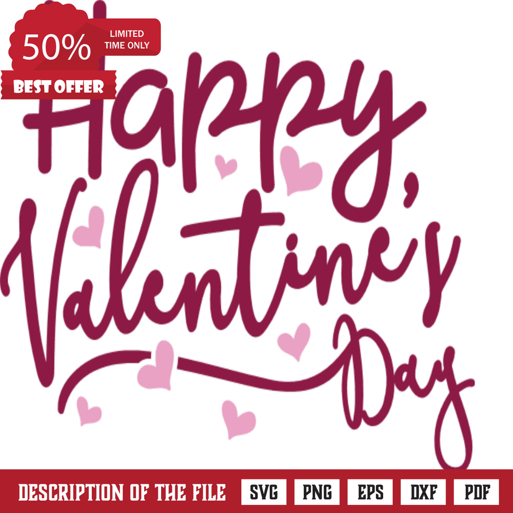 happy valentine's day, love free svg file - SVG Heart.png