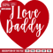 i love daddy, heart, valentine's day free svg file - SVG Heart.png