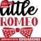 Little romeo, Kids Valentines day shirt free svg file - SVG Heart.png