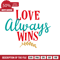 Love Always Wins, Valentine's Day Free Svg File - SVG Heart.png