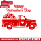 Love Truck With Hearts, Happy Valentine's Day Free Svg File - SVG Heart.png