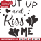 Shut Up And Kiss Me, Valentine's Day Free Svg File - SVG Heart.png