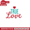 True Love, Valentine's Day Free Svg File - SVG Heart.png