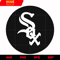 Chicago White Sox Cirlce Logo svg, mlb svg, eps, dxf, png, digital file for cut.jpg
