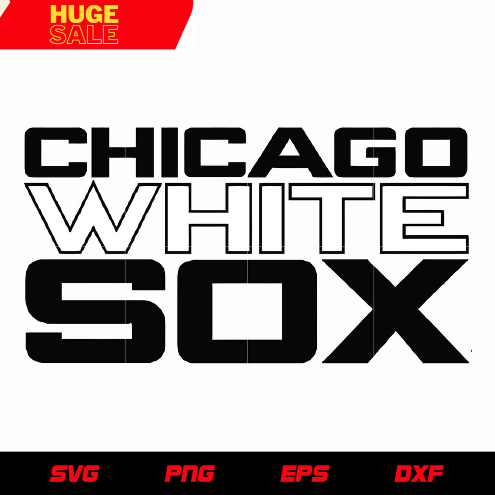 Chicago White Sox Text Logo svg, mlb svg, eps, dxf, png, digital file for cut.jpg