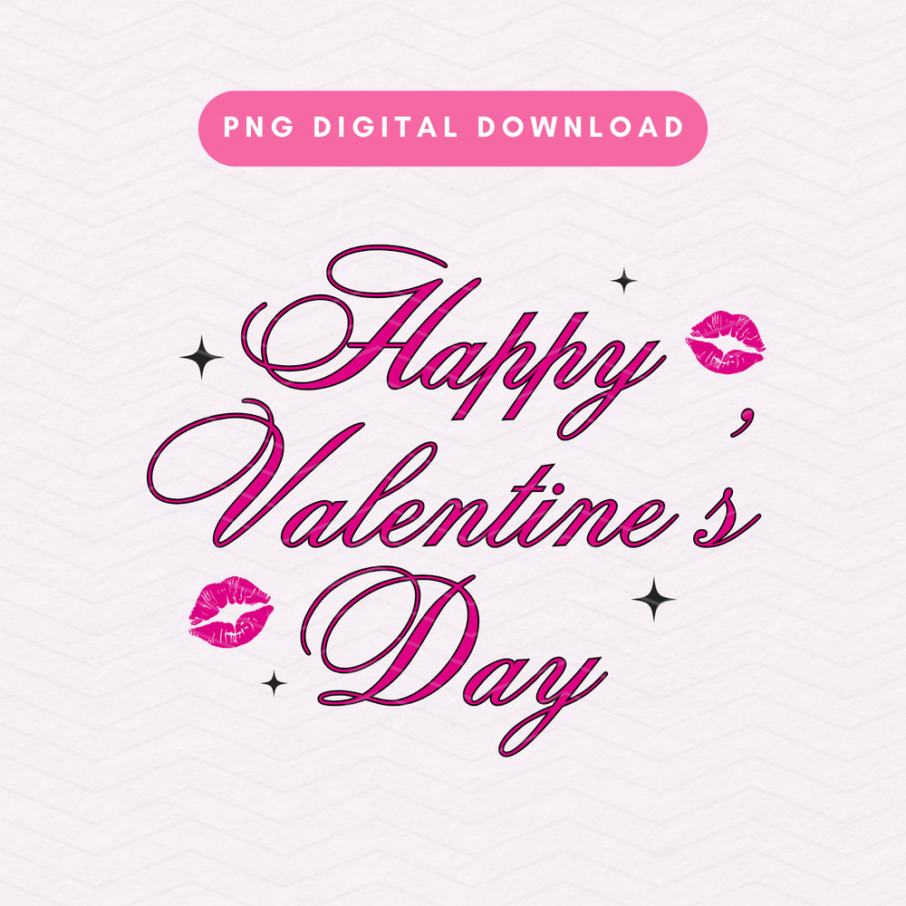 Happy Valentine's Day PNG, Trendy Valentines Sublimation Graphic, XOXO, Trendy Valentine's Day Png, Digital Download.jpg