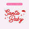 Santa Baby Christmas PNG, Cute Girly Christmas PNG, Santa Baby Sublimation Graphic.jpg