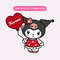 Valentine's Day Kawaii Bunny PNG, Kawaii Bunny PNG, Valentines Day Ku Romi PNG, Valentine Hearts Sublimation Graphic.jpg
