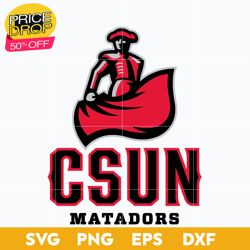 cal state northridge matadors svg, logo ncaa sport svg, ncaa svg, png, dxf, eps download file, sport svg