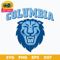 columbia lions svg, logo ncaa sport svg, ncaa svg, png, dxf, eps download file, sport svg