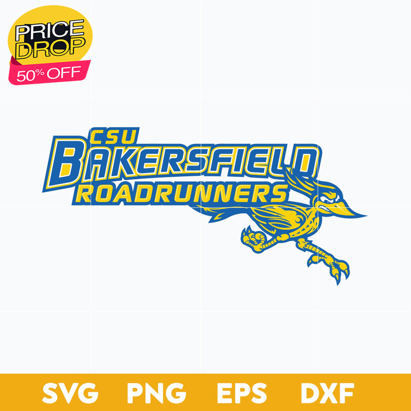 CSU Bakersfield Roadrunners Svg, Logo Ncaa Sport Svg, Ncaa Svg, Png, Dxf, Eps Download File..jpg