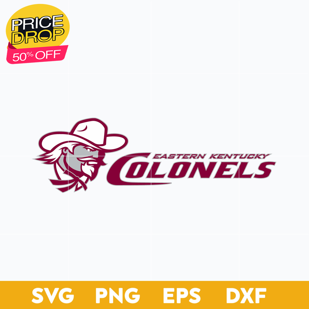Eastern Kentucky Colonels Svg, Logo Ncaa Sport Svg, Ncaa Svg, Png, Dxf, Eps Download File..jpg