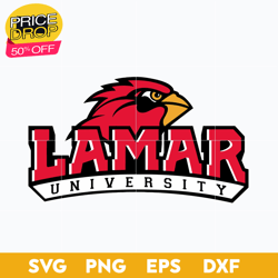 lamar cardinals svg, logo ncaa sport svg, ncaa svg, png, dxf, eps download file, sport svg