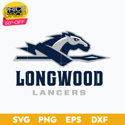 longwood lancers svg, logo ncaa sport svg, ncaa svg, png, dxf, eps download file, sport svg