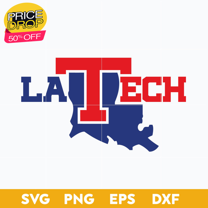 Louisiana Tech Bulldogs Svg, Logo Ncaa Sport Svg, Ncaa Svg, Png, Dxf, Eps Download File..jpg