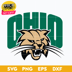 ohio bobcats svg, logo ncaa sport svg, ncaa svg, png, dxf, eps download file, sport svg