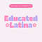 Educated Latina PNG, Trendy Latina PNG, Cute Spanish Sublimation Graphic.jpg